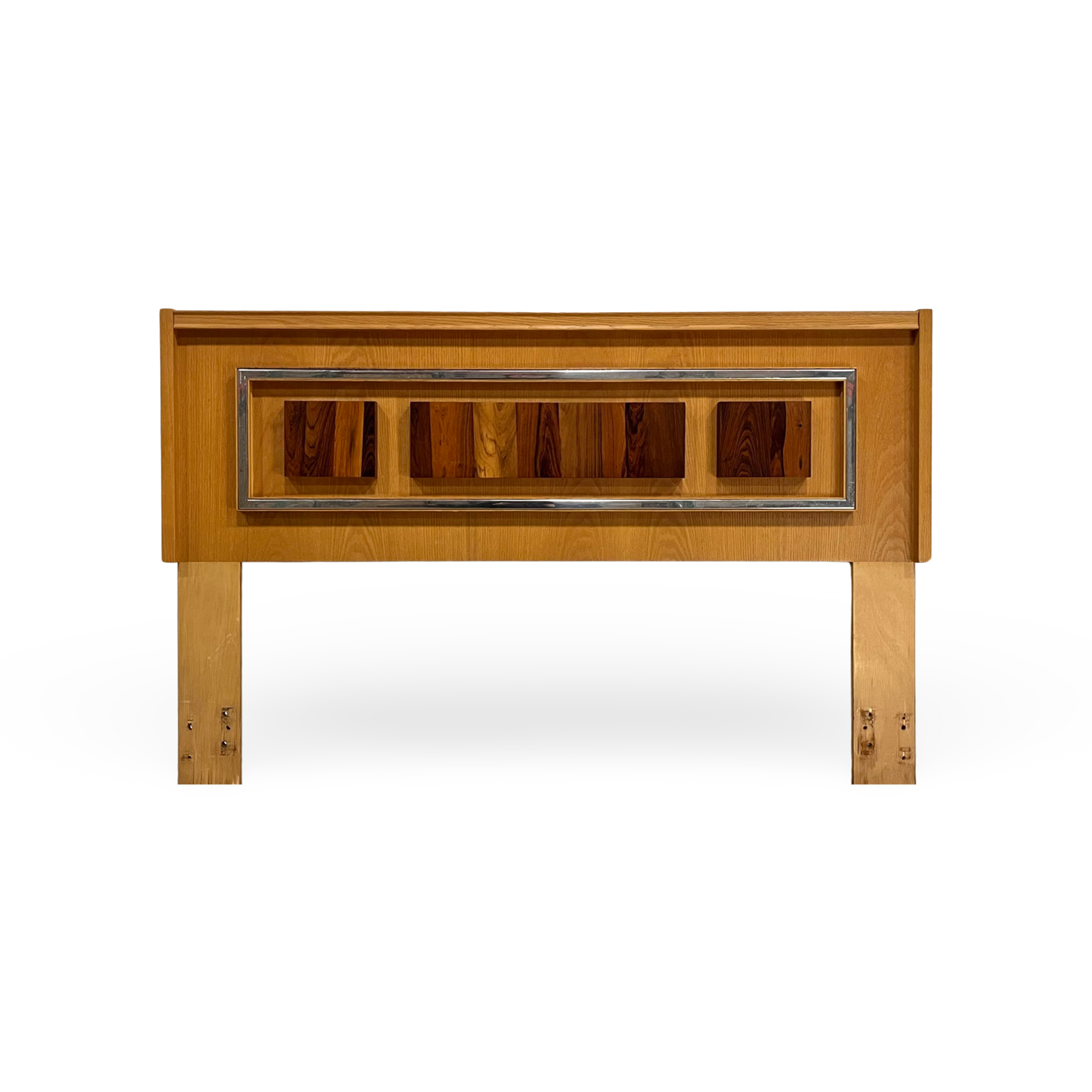Tobago Furniture Brutalist Mid Century Modern Queen or Full Headboard c. 1970s
