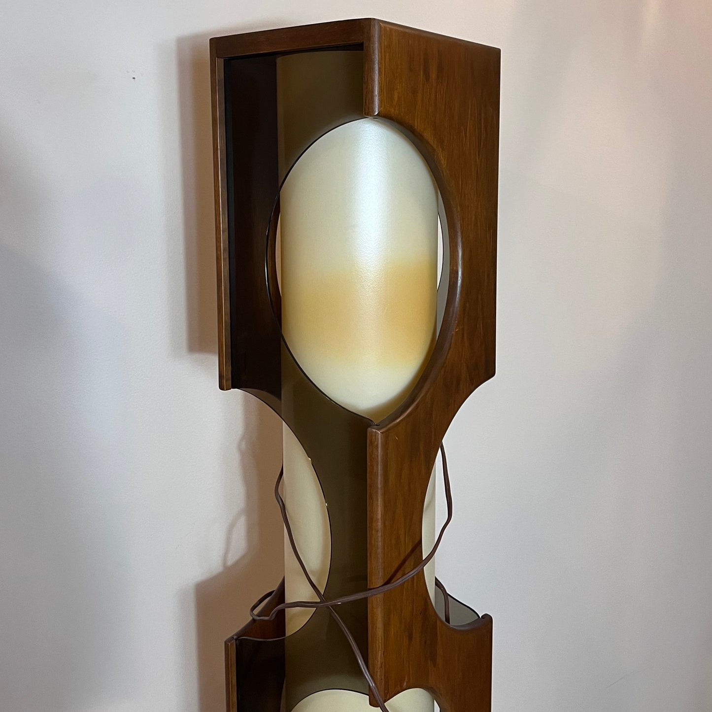 Modeline Pair of XL Vintage Mid Century Modern Table Lamps c. 1970s