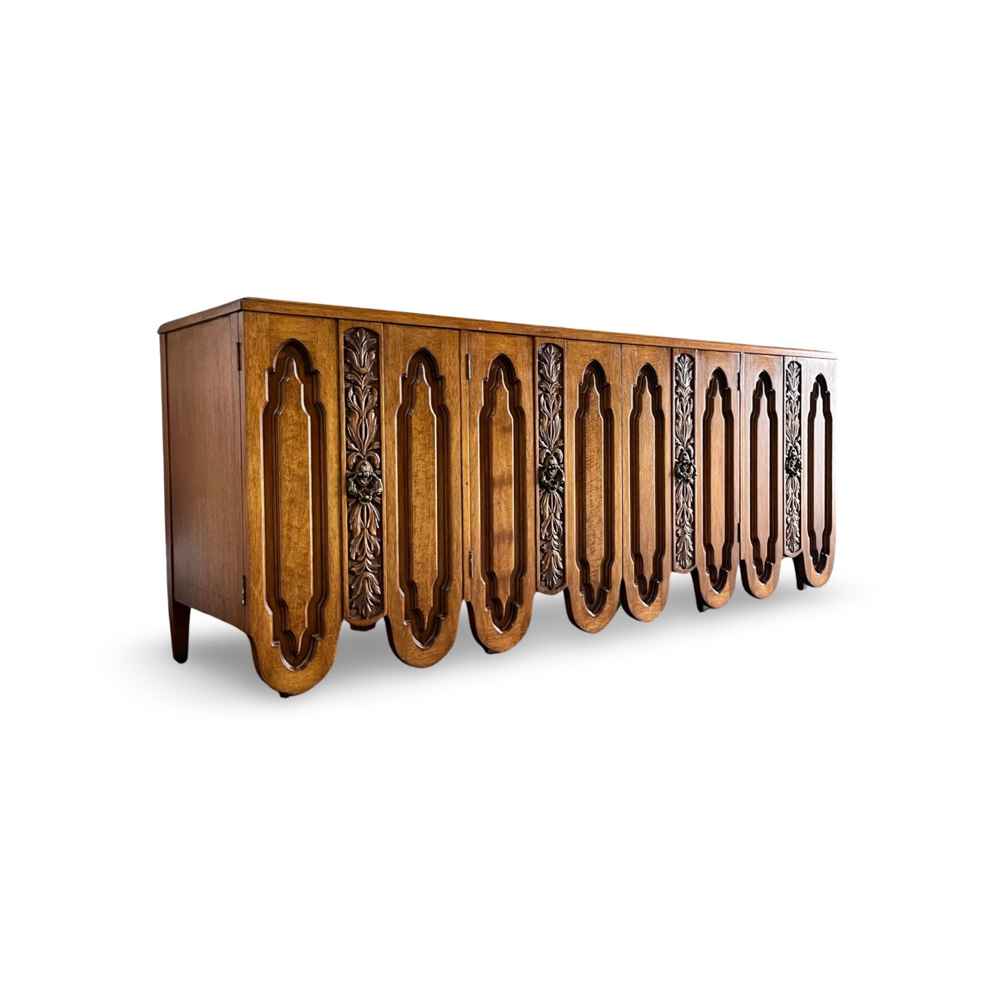 Freed Waran Granada Collection Mid Century Spanish Revival 9 Drawer Dresser c. 1960s