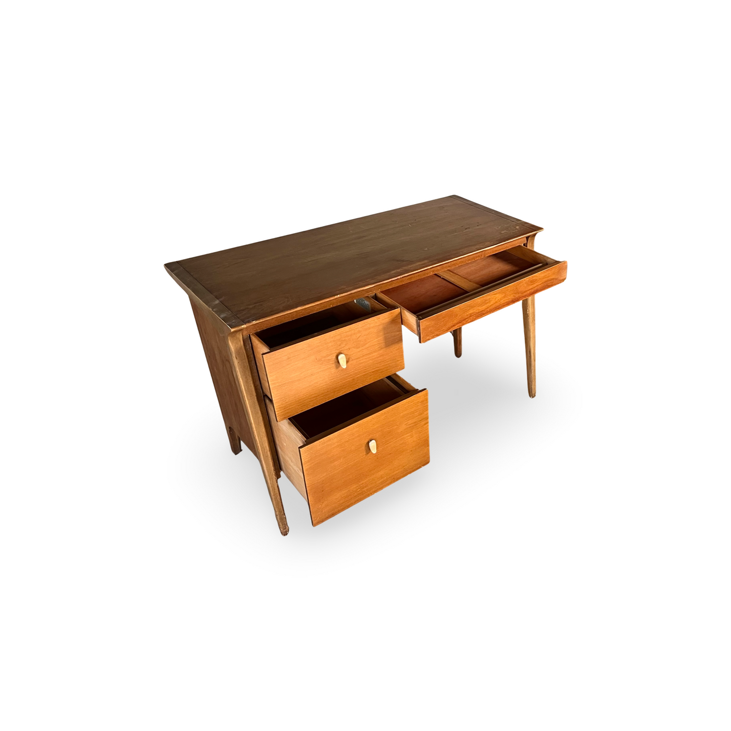 John Van Koert for Drexel Profile Vintage Mid Century Modern Desk c. 1960s