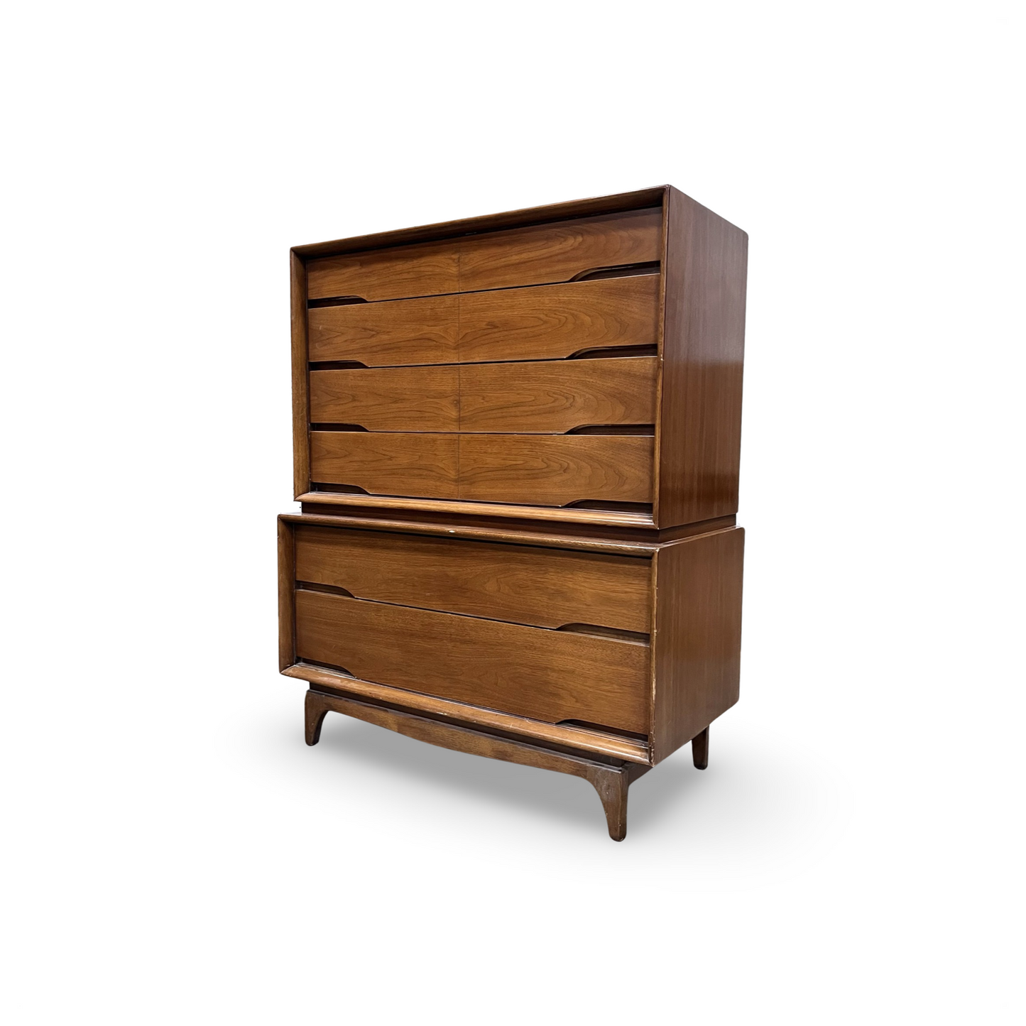 Kent Coffey Forum Vintage Mid Century Modern Highboy Dresser c. 1960s