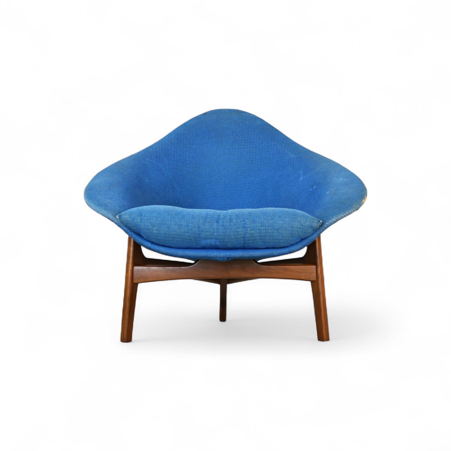 Adrian Pearsall for Craft Associates Rare Vintage Mid Century Modern Coconut Lounge Chair c. 1960s