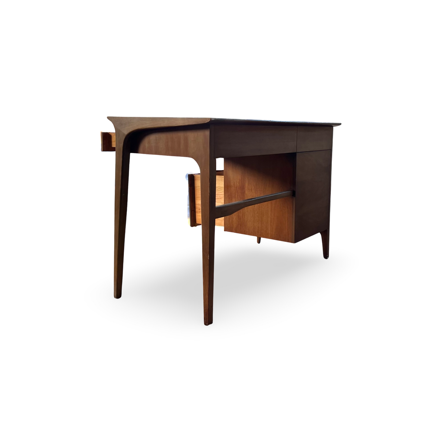 John Van Koert for Drexel Profile Vintage Mid Century Modern Desk c. 1960s