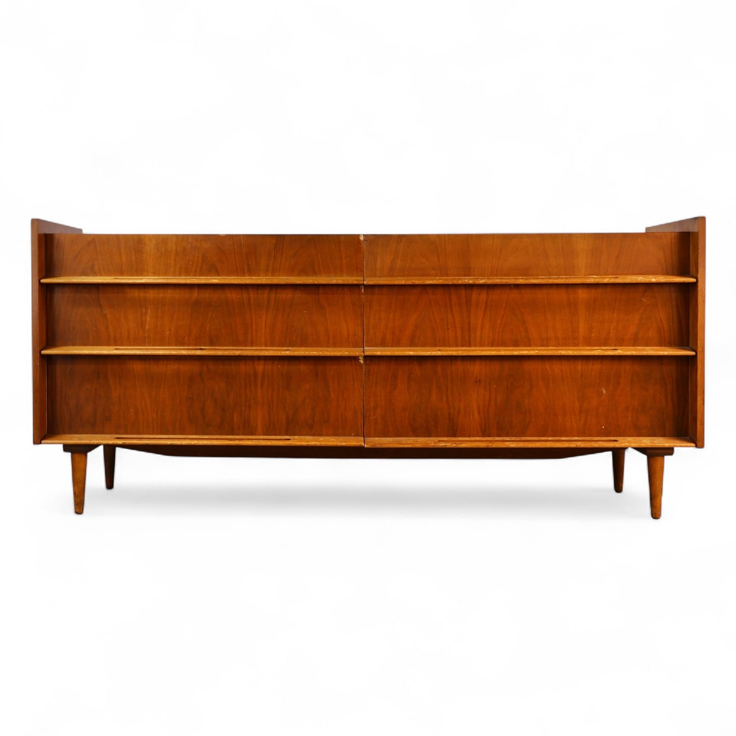 Edmund Spence Vintage Swedish Mid Century Modern 6 Drawer Lowboy Dresser c. 1960s