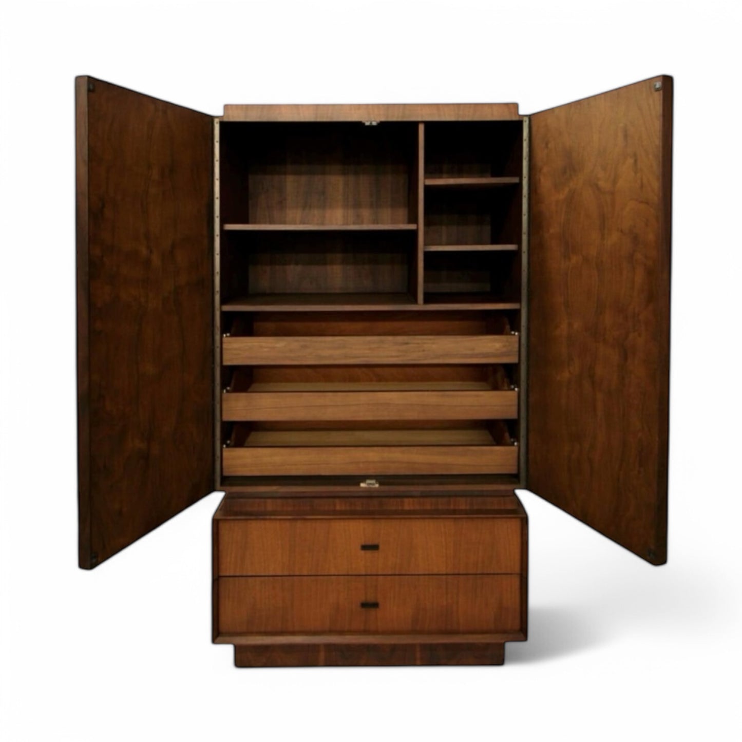 Tobago Paul Evans Style Vintage Mid Century Modern Brutalist Armoire from Canada c. 1970s