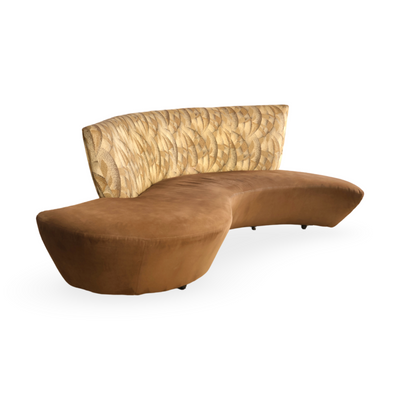 Vladimir Kagan Bilbao Vintage Post Modern Sculptural Sofa c. 1980s — front view