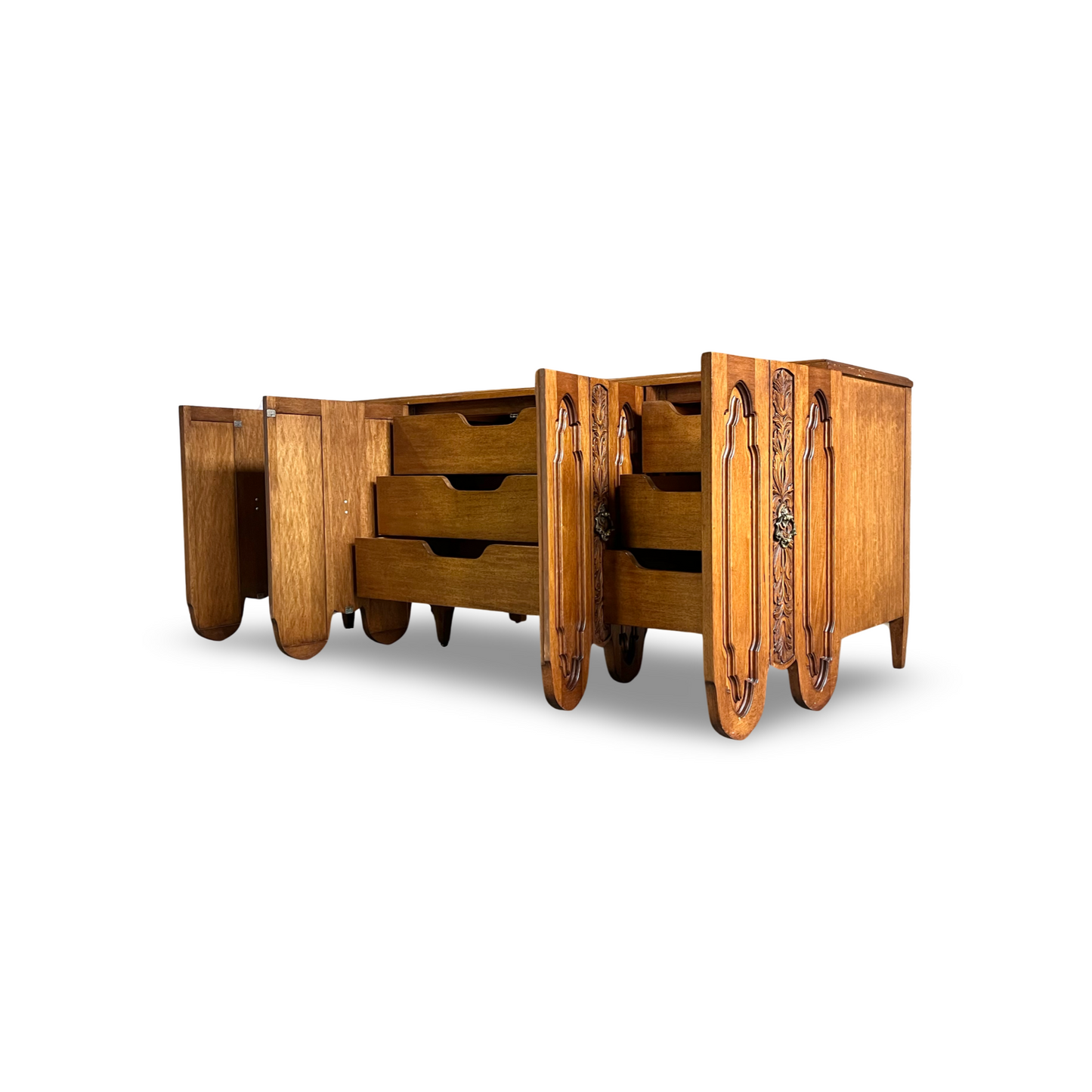 Freed Waran Granada Collection Mid Century Spanish Revival 9 Drawer Dresser c. 1960s