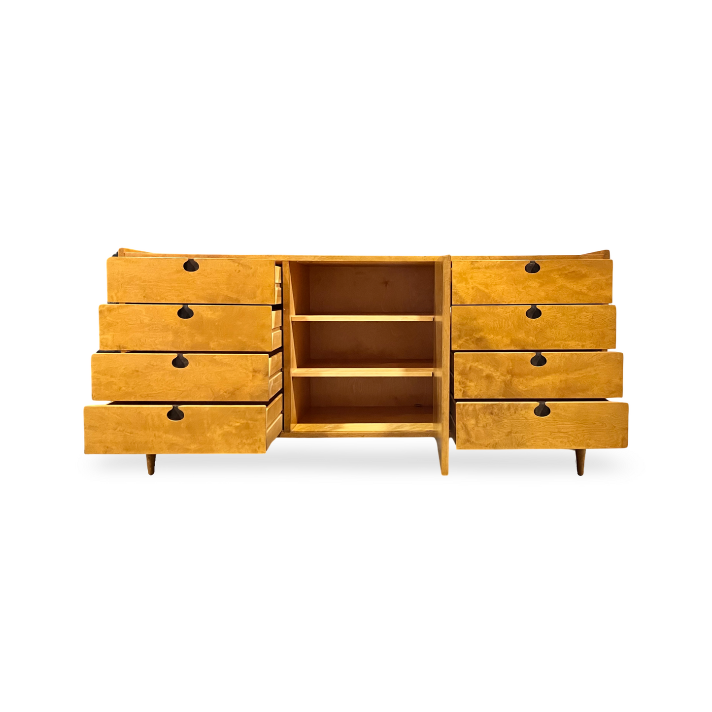 Edmond J. Spence Scandanivanian Vintage Mid Centry Modern 8 Drawer Dresser c. 1960s