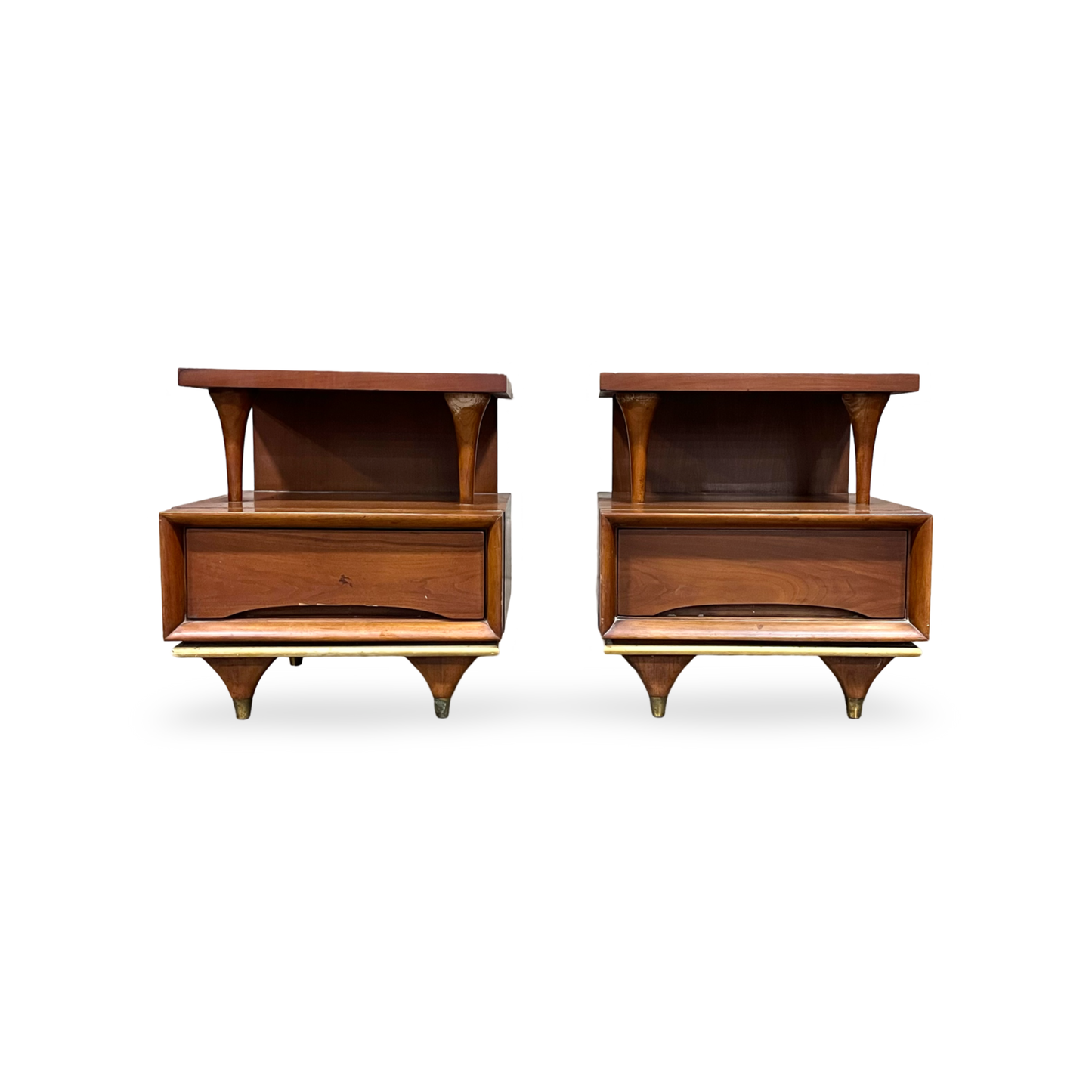 Pair of Nighstands by Kent Coffey Elegante
