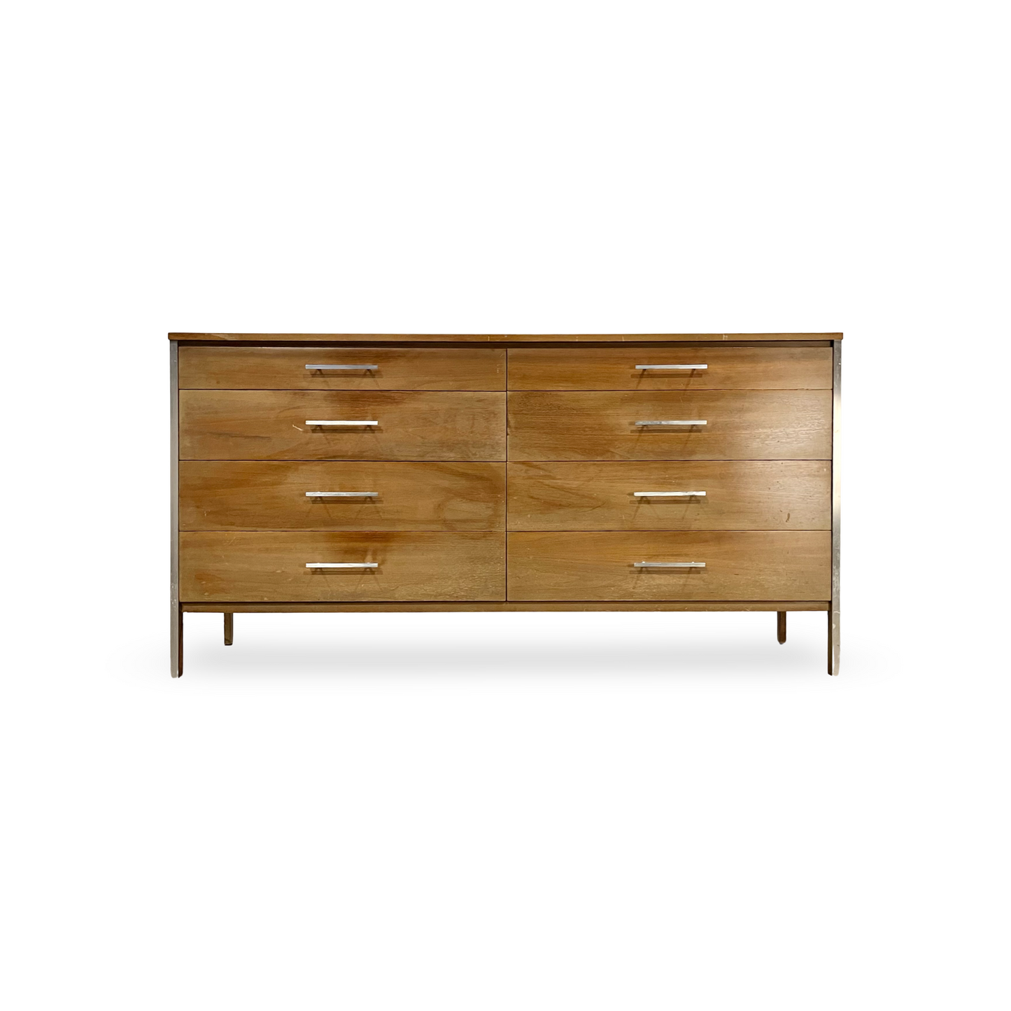 Paul Mccobb for Calvin Linear Vintage Mid Century Modern 8 Drawer Dresser c. 1950s