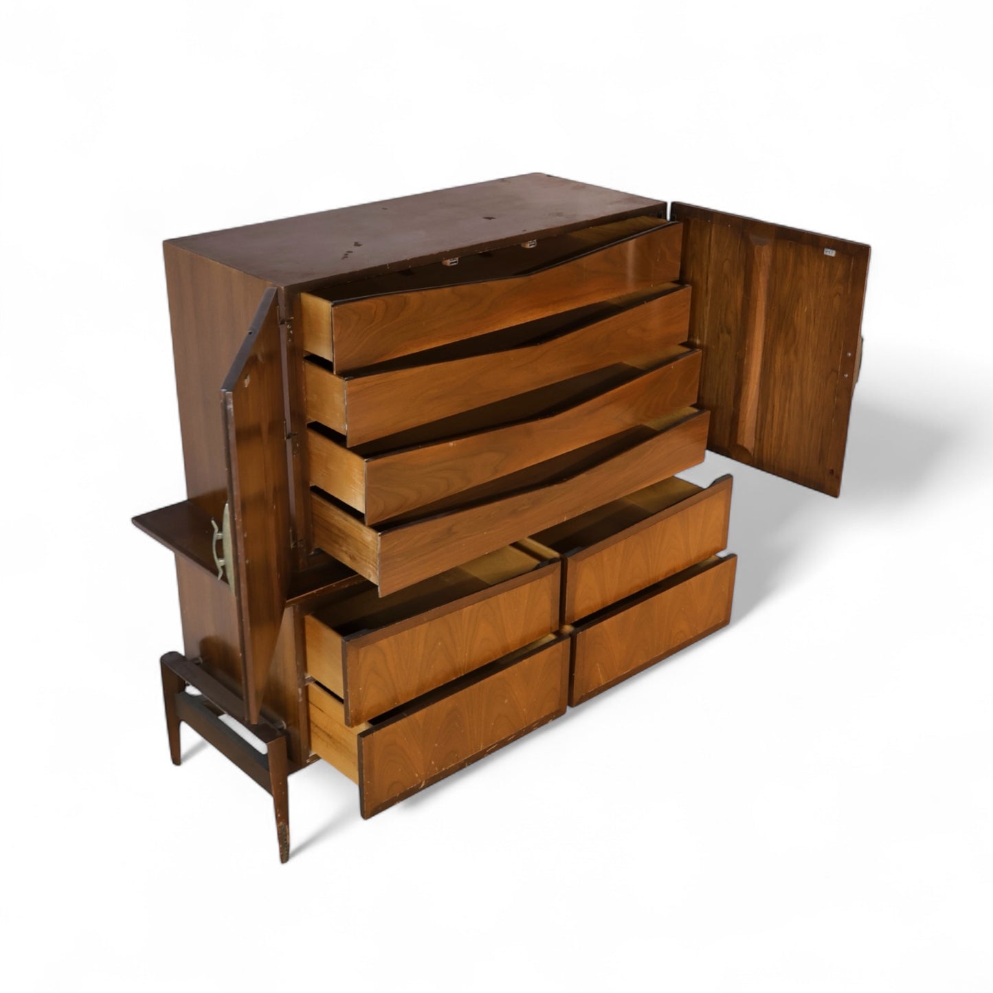 Helen Hobey Baker Vintage Mid Century Modern Highboy Dresser c. 1960s