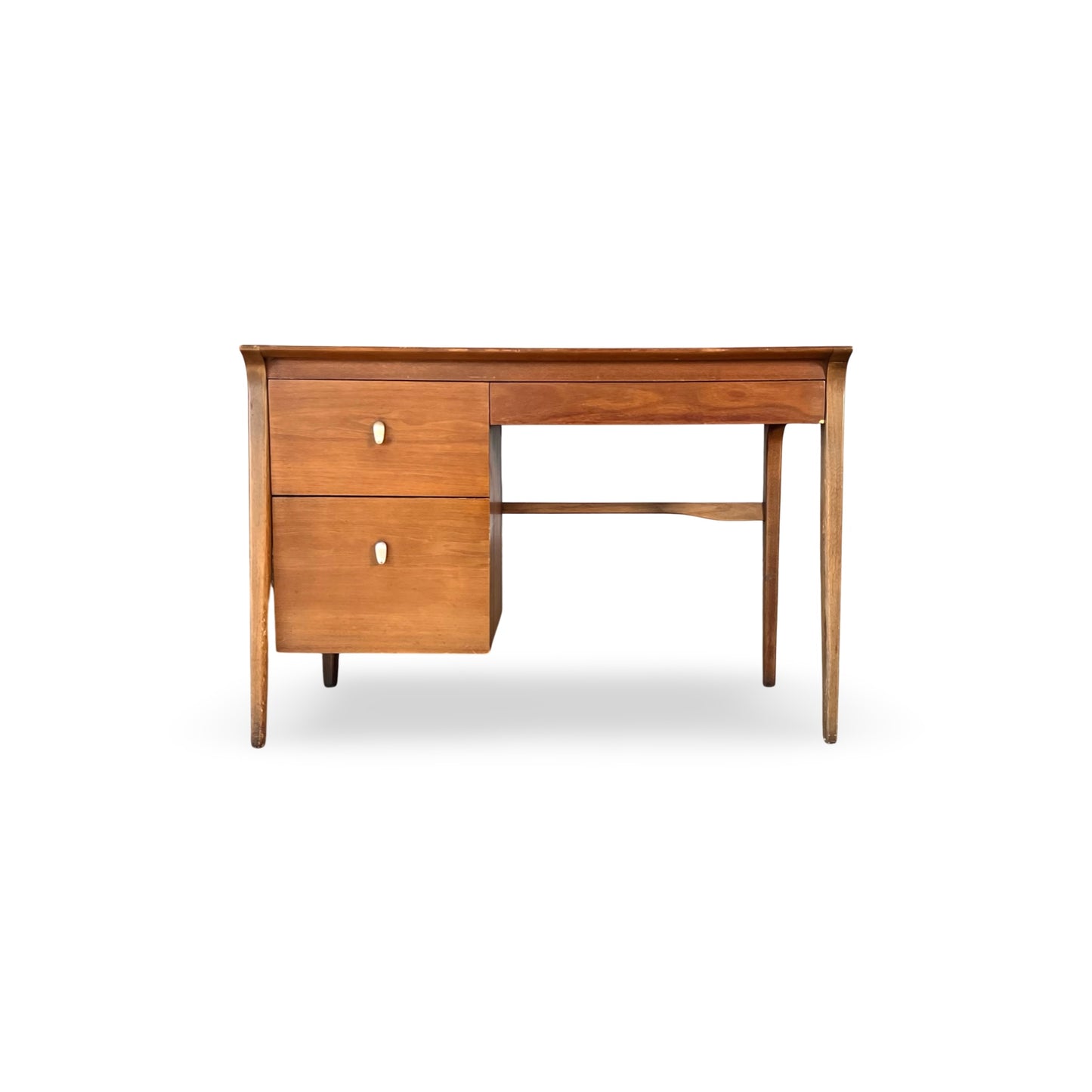 John Van Koert for Drexel Profile Vintage Mid Century Modern Desk c. 1960s
