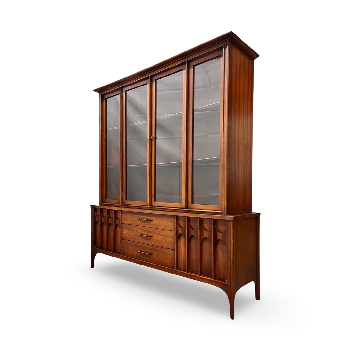 Kent Coffey Perspecta Mid Century Modern China Cabinet c. 1960s