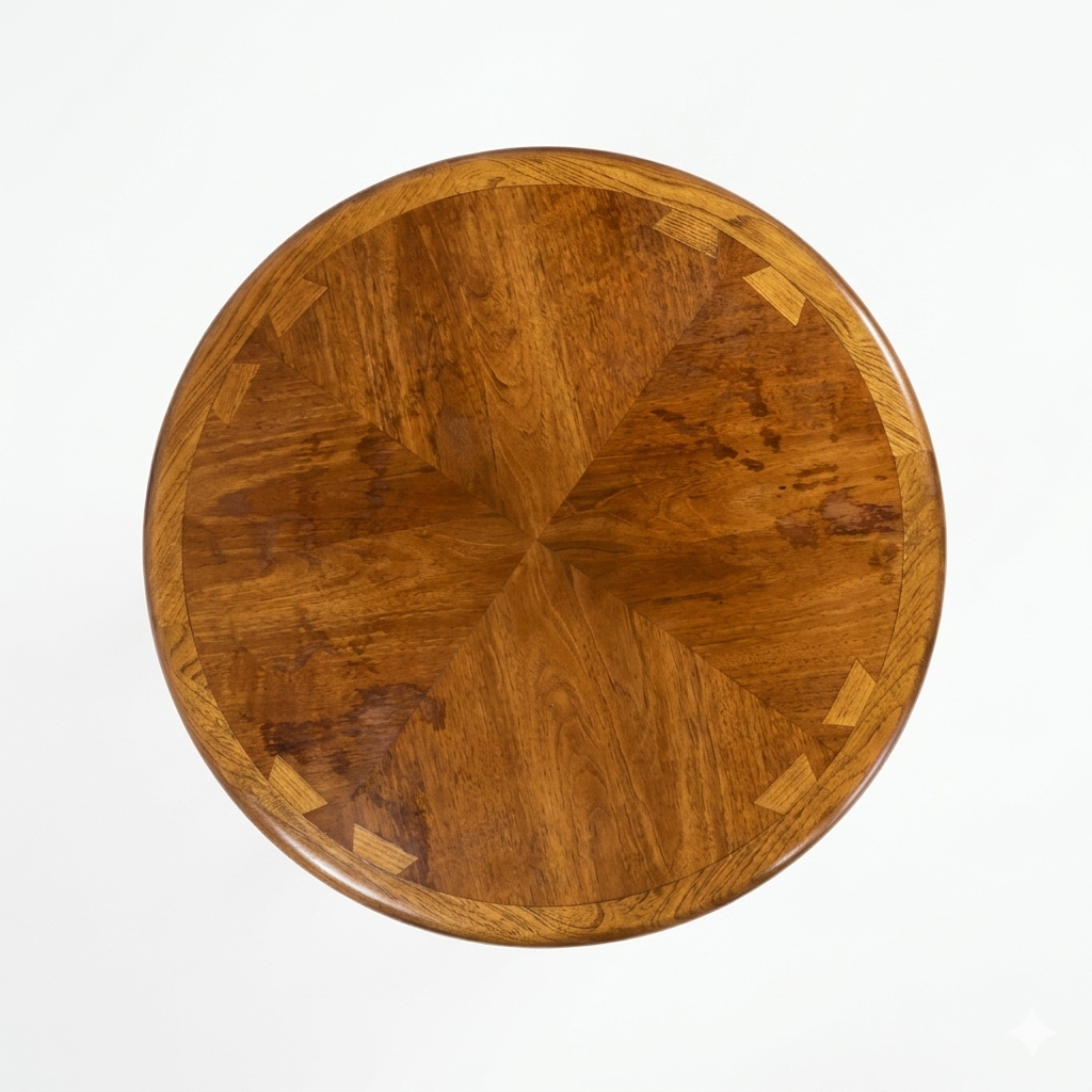 Lane Acclaim Vintage Mid Century Modern Round Side Table c. 1960s