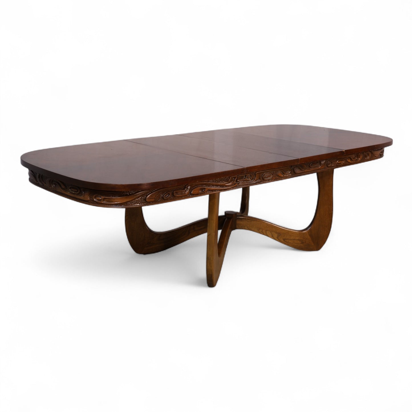Pulaski Oceanic Vintage Mid Century Modern Brutalist Dining Table c. 1960s