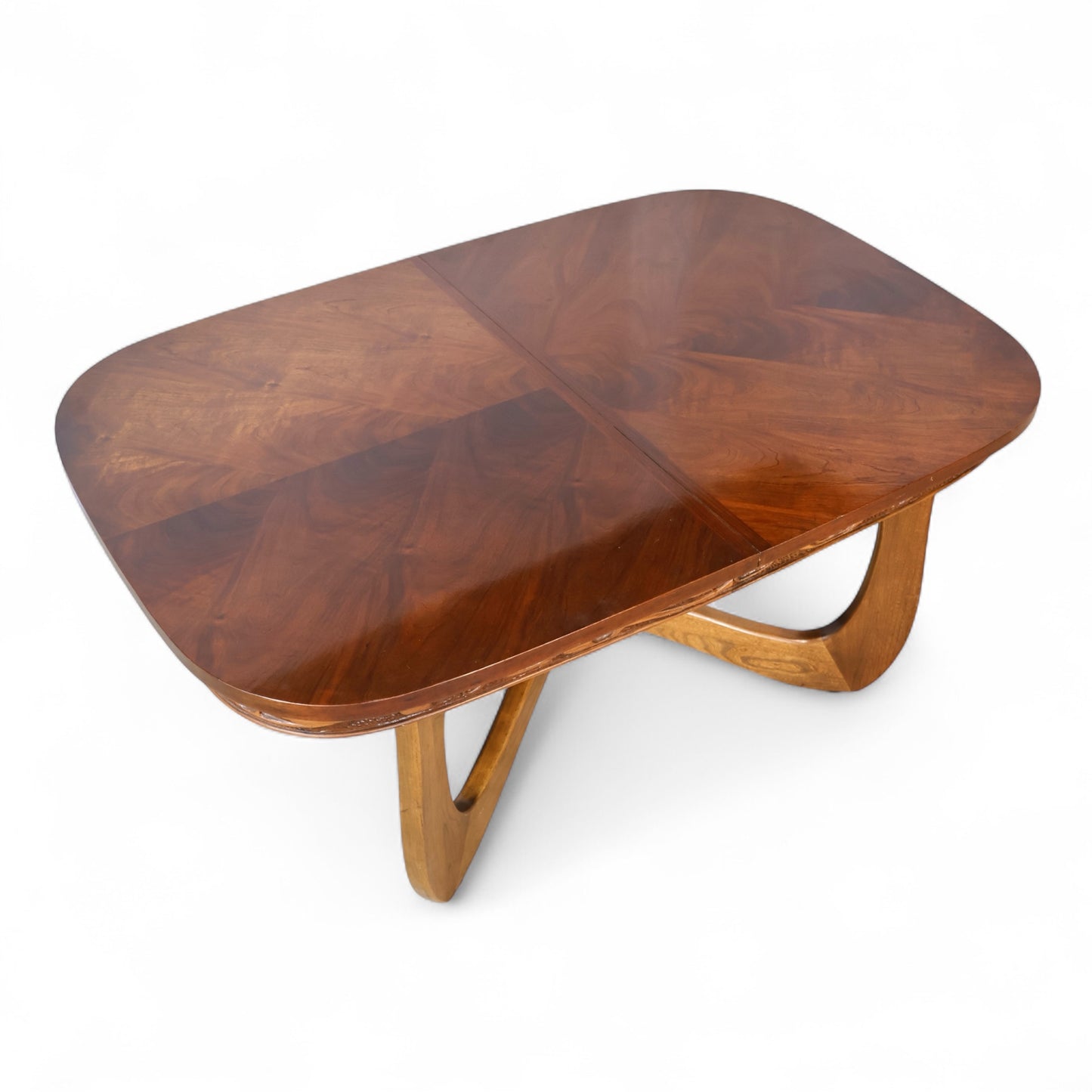 Pulaski Oceanic Vintage Mid Century Modern Brutalist Dining Table c. 1960s