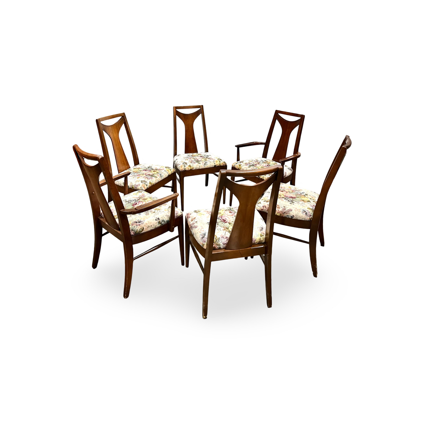 Walnut Dining Chairs from the 1960s