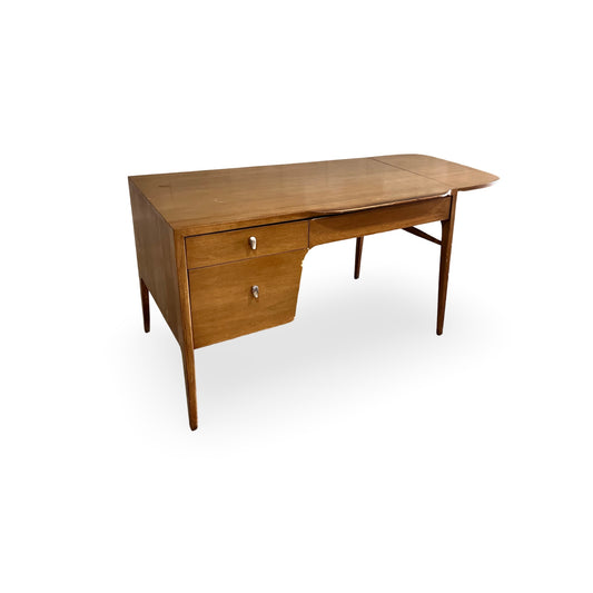 John Van Koert for Drexel Profile Mid Century Modern Model K82 Desk with Leaf c. 1960s