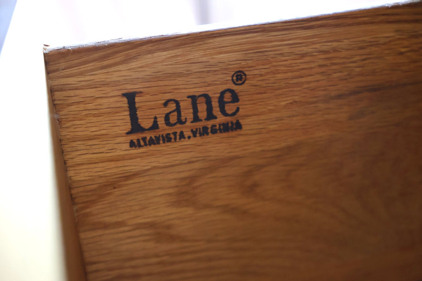 Lane Staccato Vintage Brutalist Mid Century Modern 5 Drawer Highboy Dresser c. 1970s