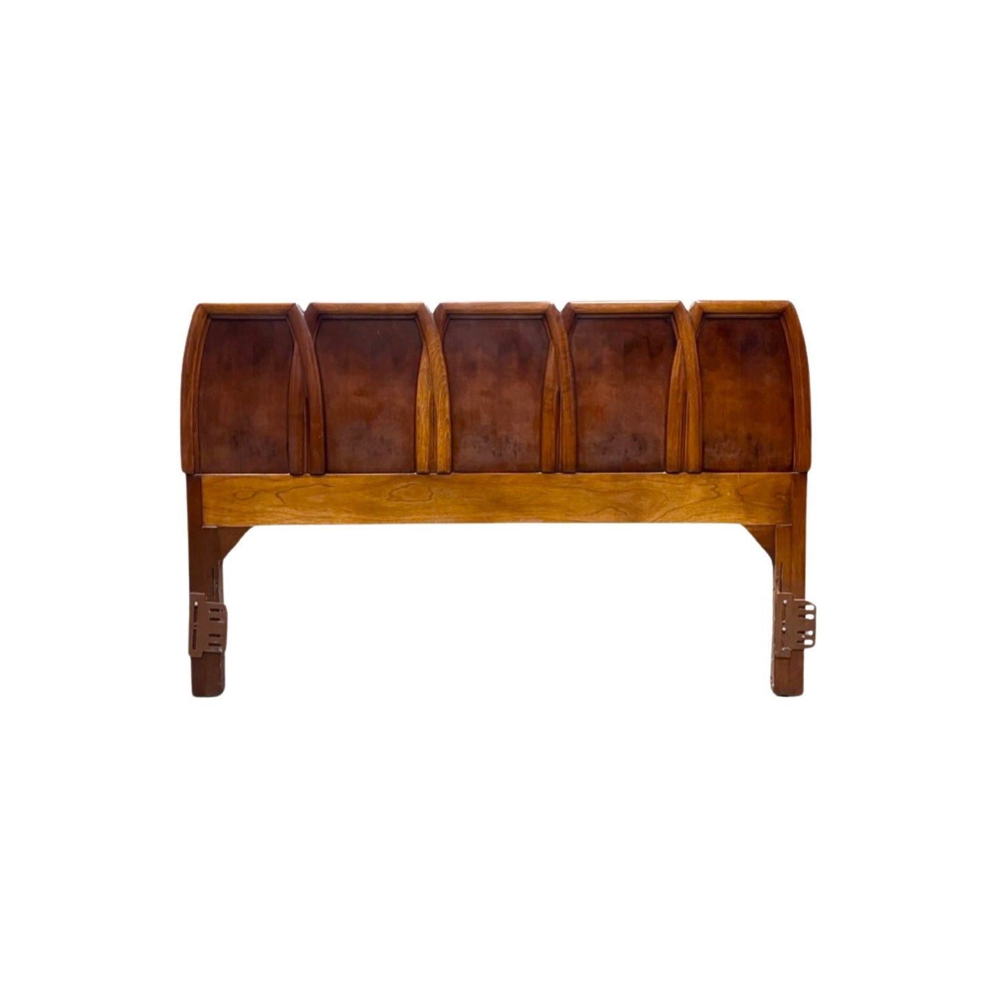 Red Lion Vintage Mid Century Modern Walnut & Burl Queen/Full Headboard