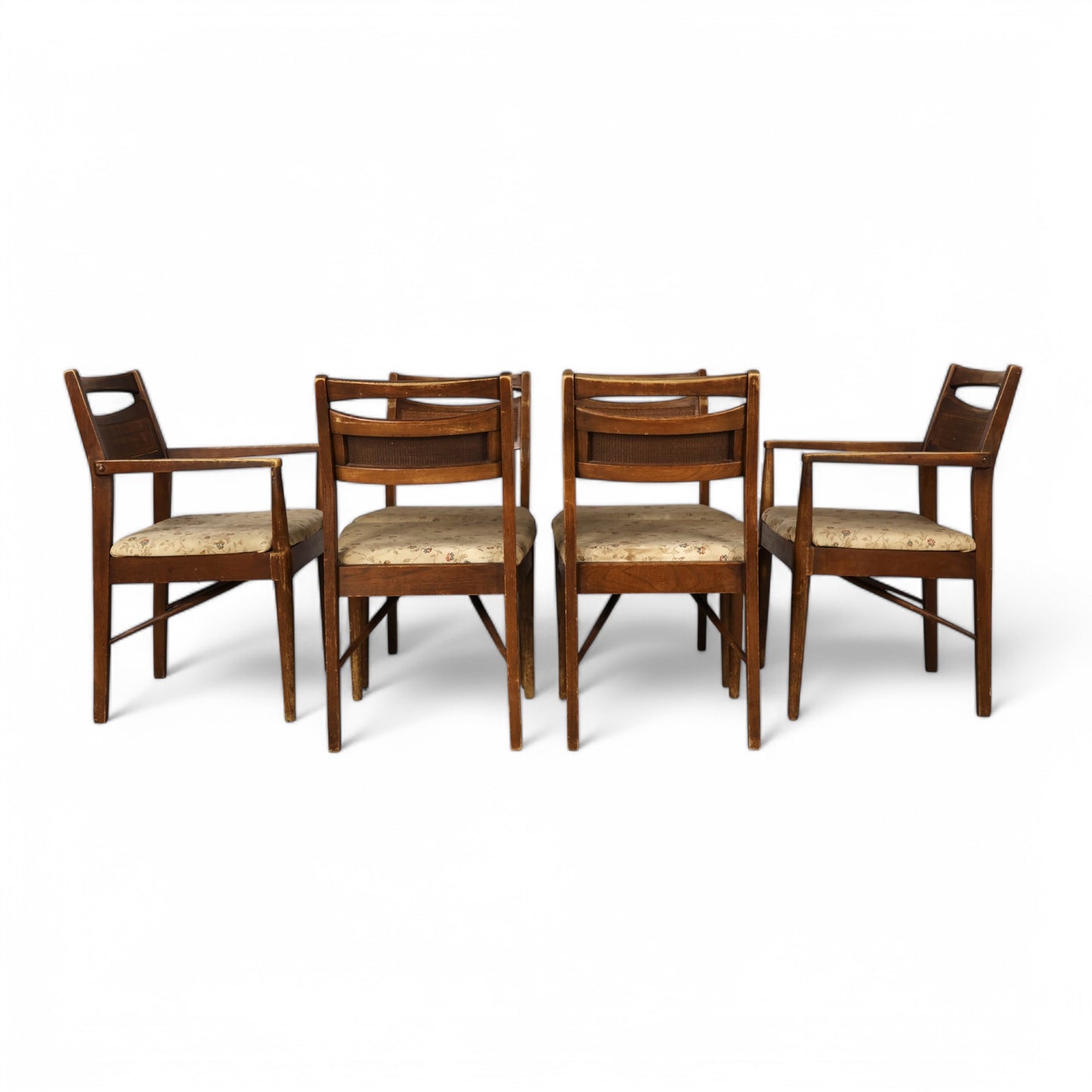 Merton Gershun for American of Martinsville Set of 6 Vintage Mid Century Modern Dining Chairs c. 1960s