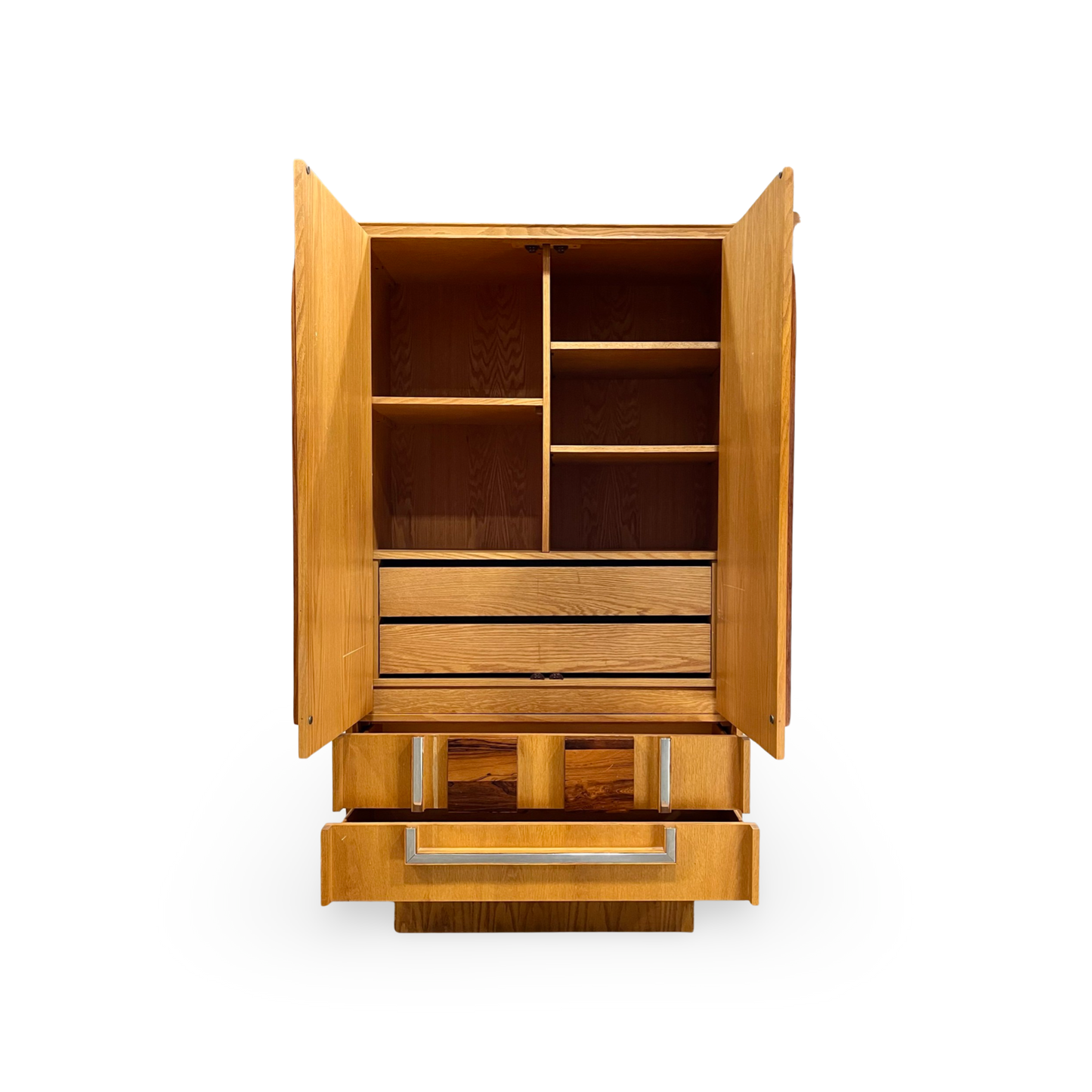 Tobago Furniture Brutalist Mid Century Modern Armoires c. 1970s