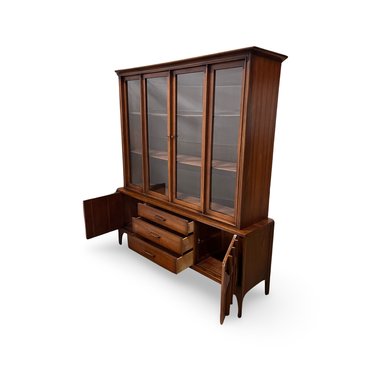 Kent Coffey Perspecta Mid Century Modern China Cabinet c. 1960s