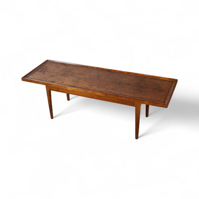Kipp Stewart for Drexel Declaration Vintage Mid Century Modern Cock... β walnut construction, front view