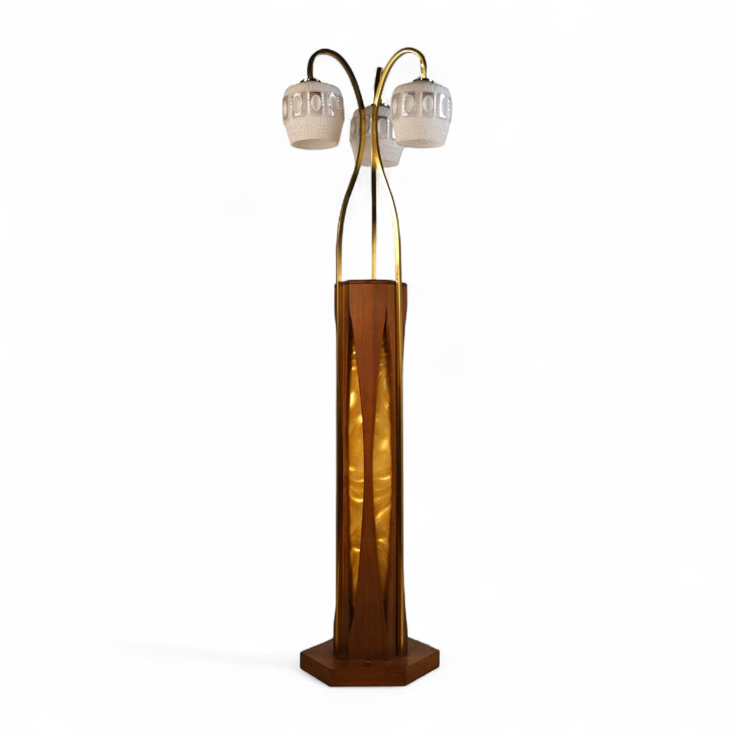 Otto Guggenheim Scupltural Vintage Mid Century Modern Floor Lamp c. 1960s