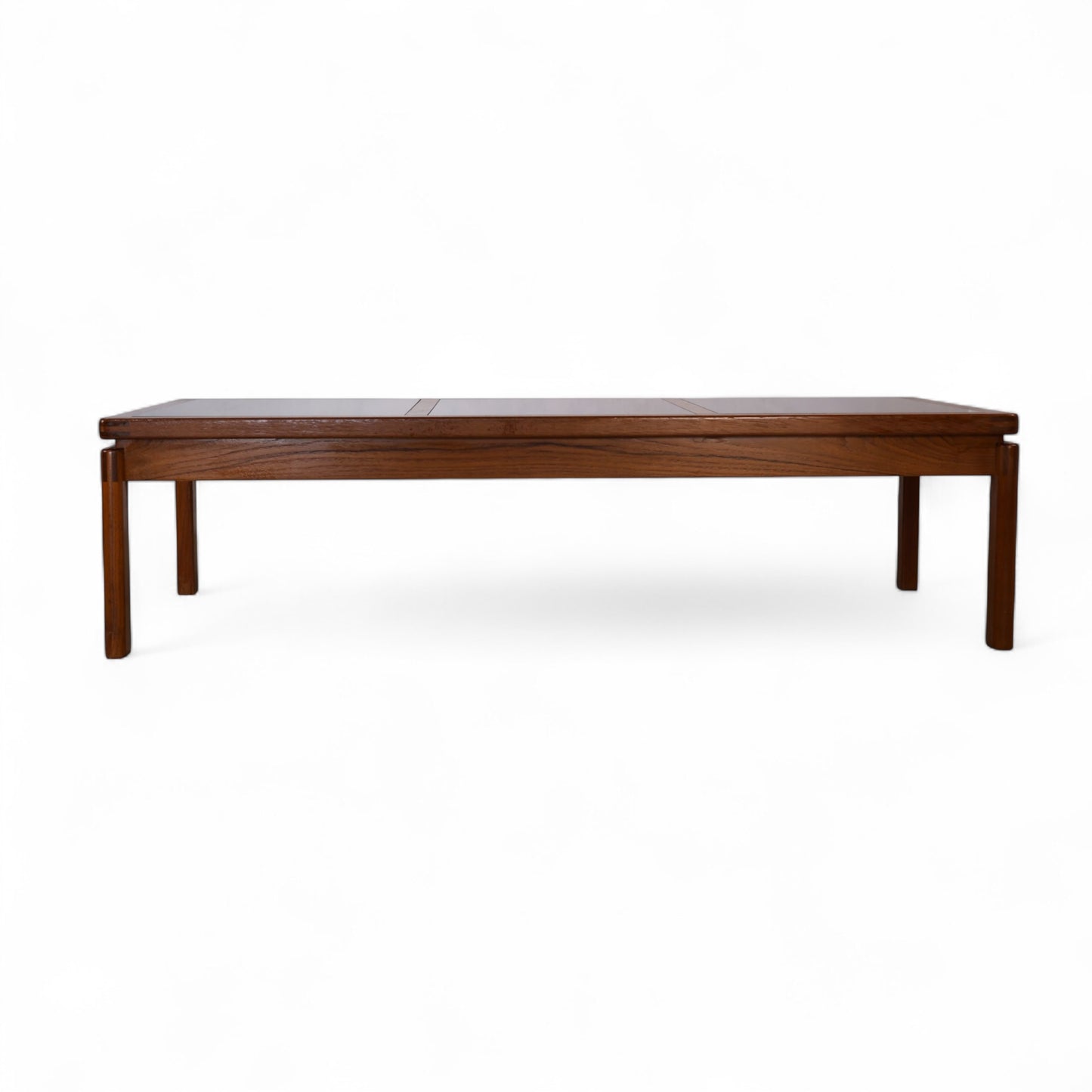 Kristiansen Thomassen Vintage Danish Mid Century Modern Teak and Smoke Glass Coffee Table