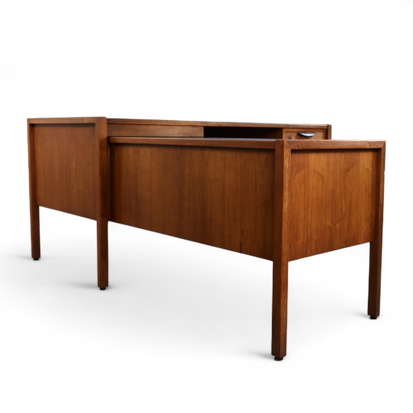 Jens Risom Vintage Mid Century Modern L-Shaped Executive Desk and Return c. 1960s