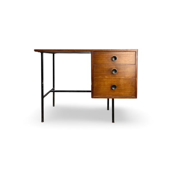 George Nelson for Herman Miller Attr. Mid Century Modern Typewriter... — walnut construction, front view