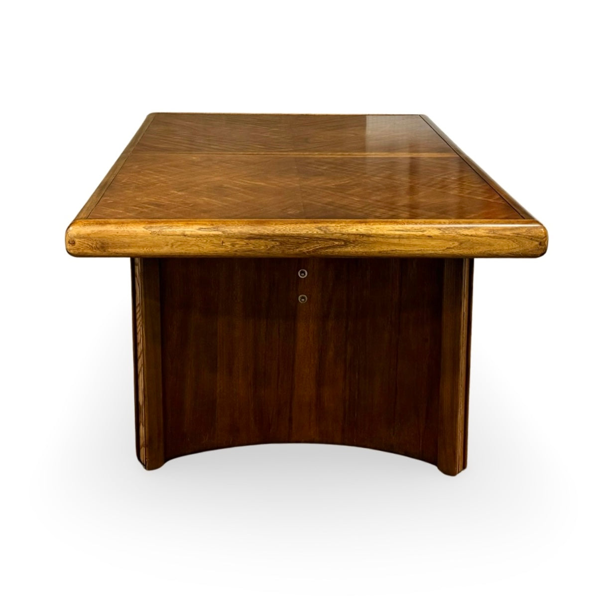 Pulaski Brutalist Vintage Mid Century Modern Dining Table c. 1970s