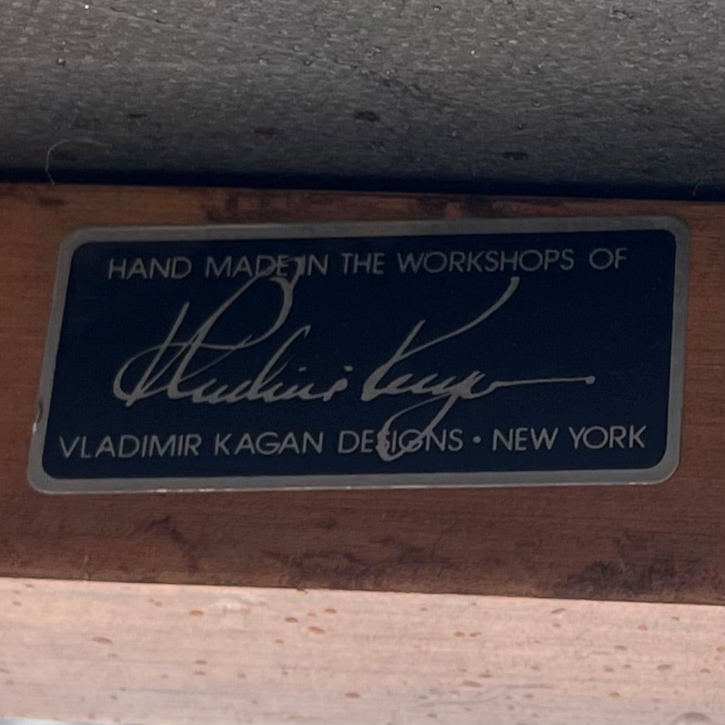 Vladimir Kagan Vintage Postmodern Handmade & Signed Dining Chairs, Set Of Eight c. 1970s