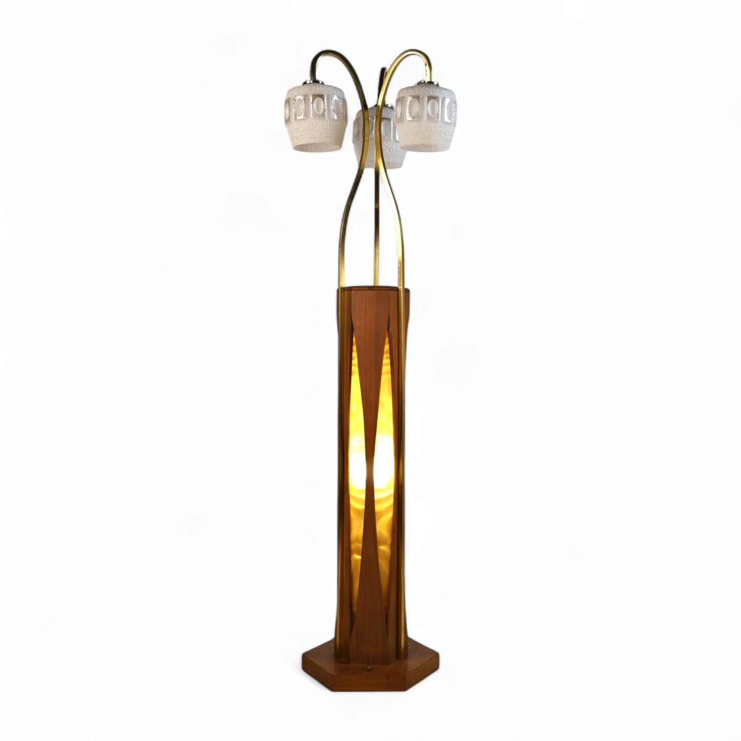 Otto Guggenheim Scupltural Vintage Mid Century Modern Floor Lamp c. 1960s