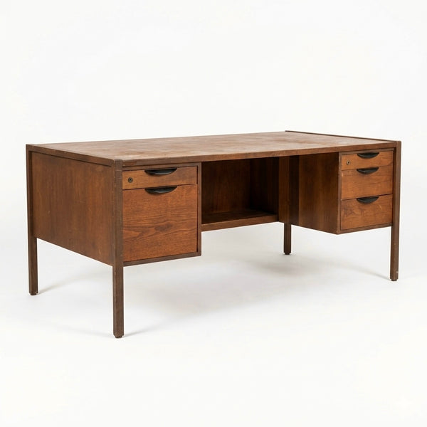 Jens Risom Vintage Mid Century Modern Executive Desk c. 1960s