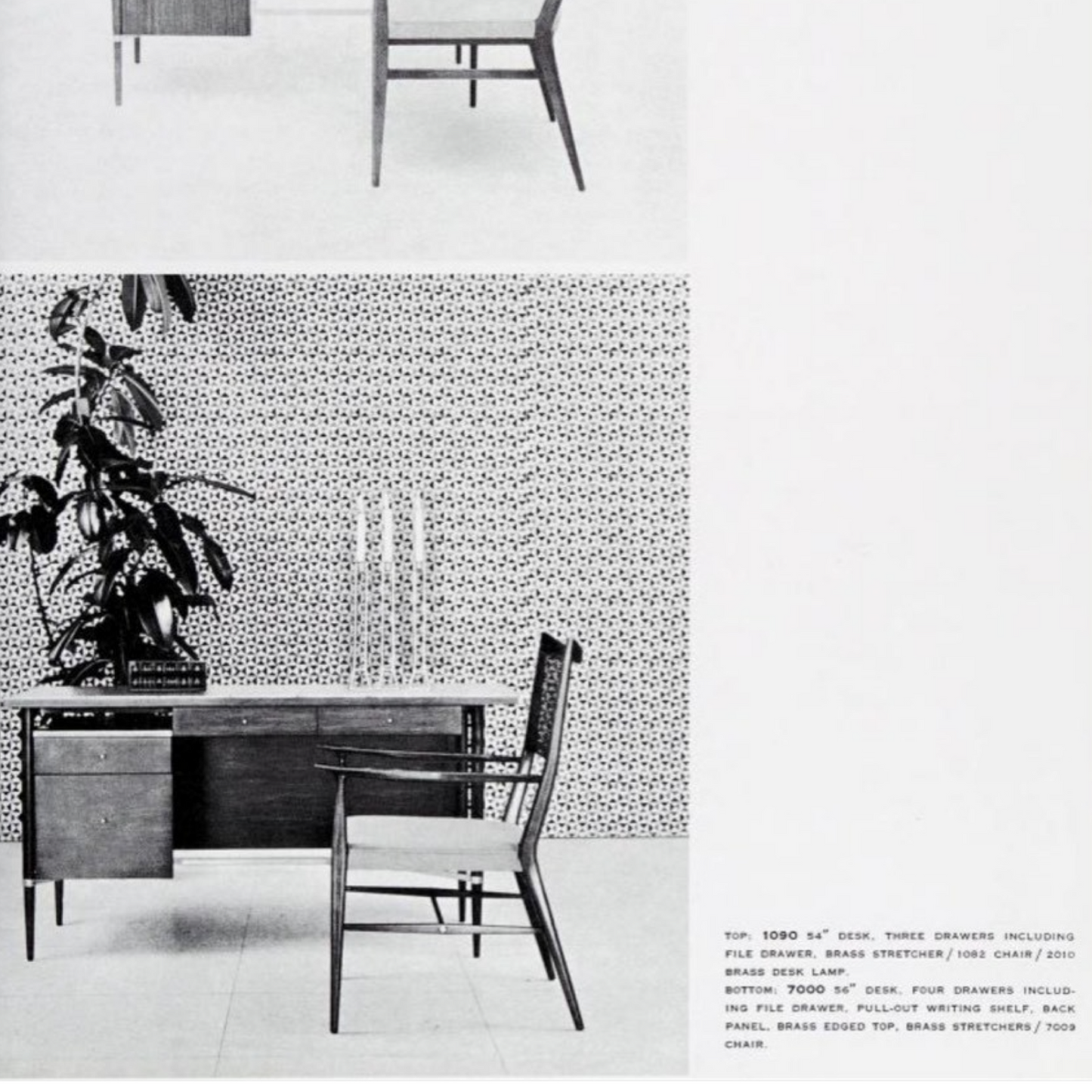Paul Mccobb for Directional Furniture Model 7009 Vintage Mid Century Modern Chair c. 1950s