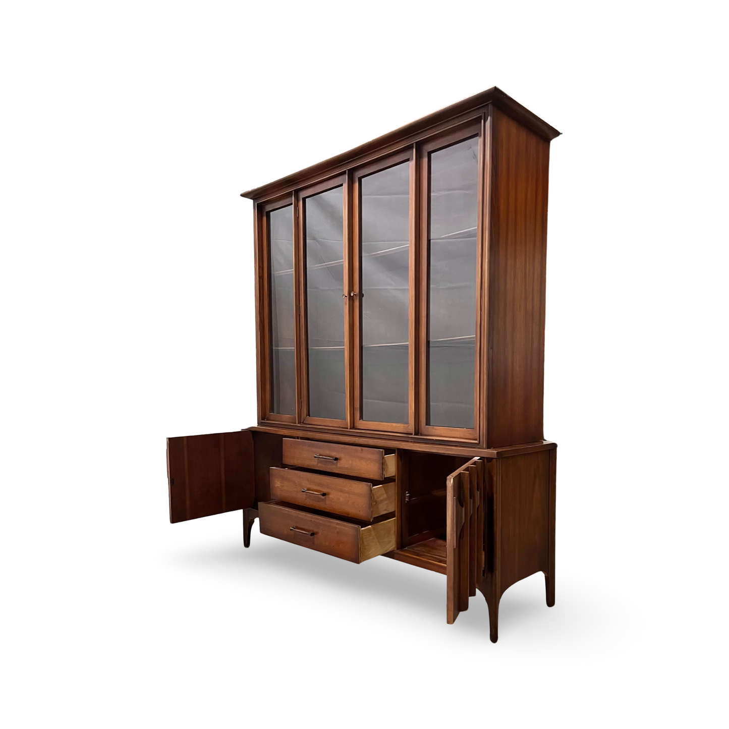 Kent Coffey Perspecta Mid Century Modern China Cabinet c. 1960s