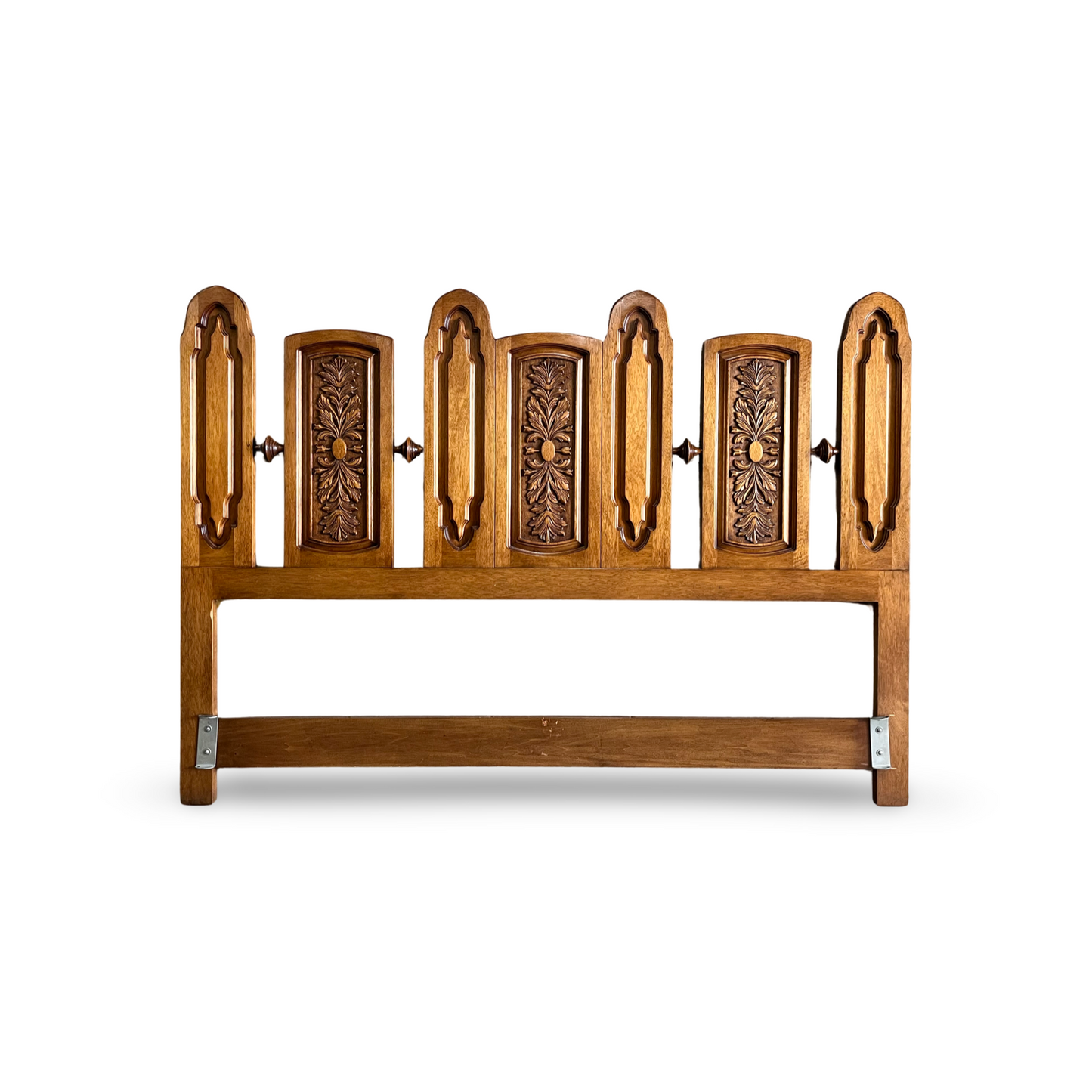 Freed Waran Inc Granada Collection Mid Century Spanish Revival Vintage King Headboard c. 1960s