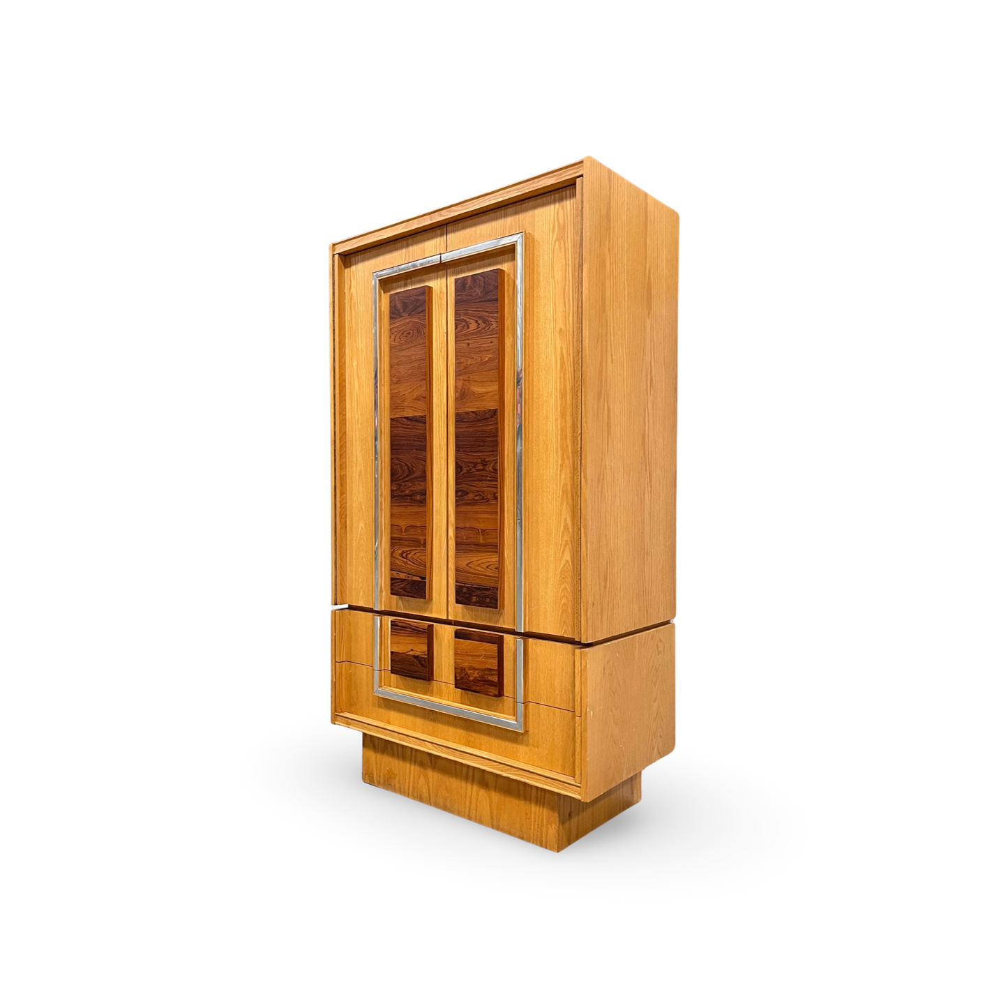 Tobago Furniture Brutalist Mid Century Modern Armoires c. 1970s