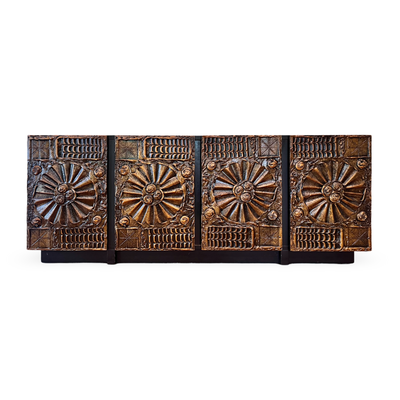 Adrian Pearsall for Craft Associates Vintage Mid Century Modern Bru... — front view