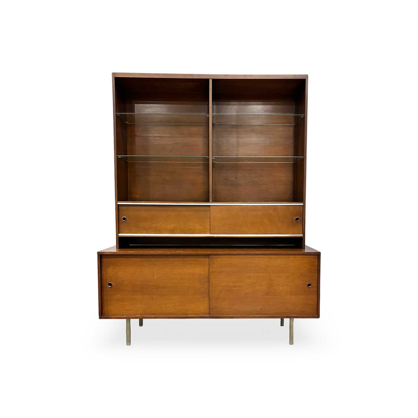 Paul Mccobb Vintage Mid Century Modern Perimeter Group Hutch and Planner Group Buffet c. 1950s