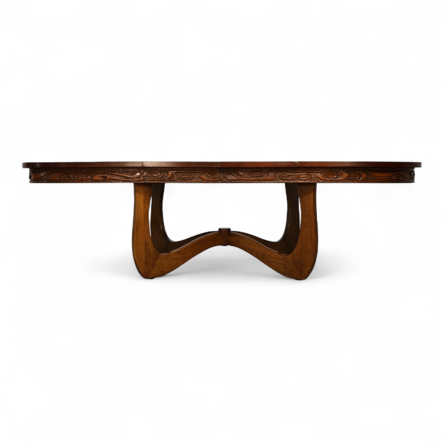 Pulaski Oceanic Vintage Mid Century Modern Brutalist Dining Table c. 1960s