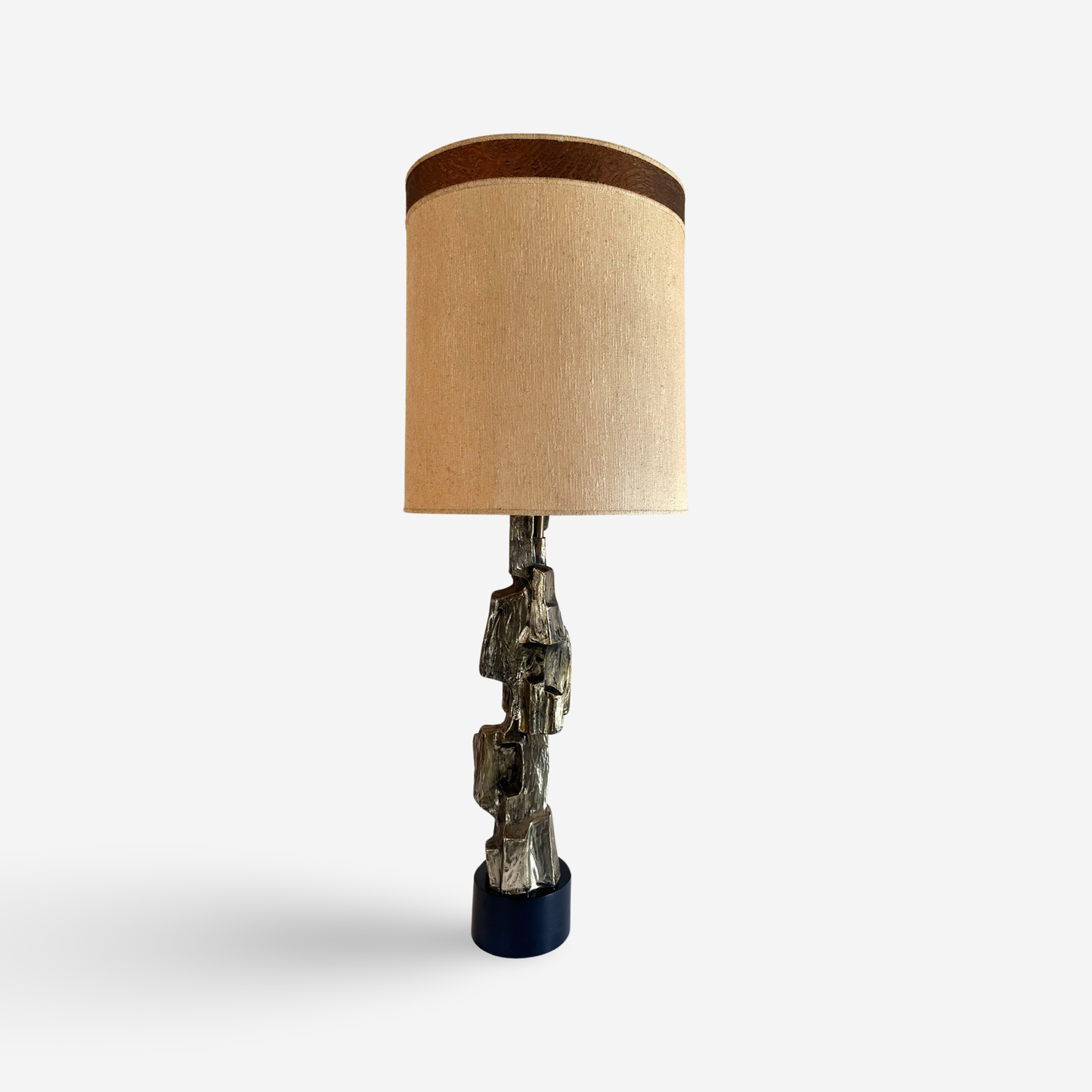 Richard Barr for Laurel Lamp Co. Brutalist Vintage Mid Century Modern XL Table Lamp c. 1960s