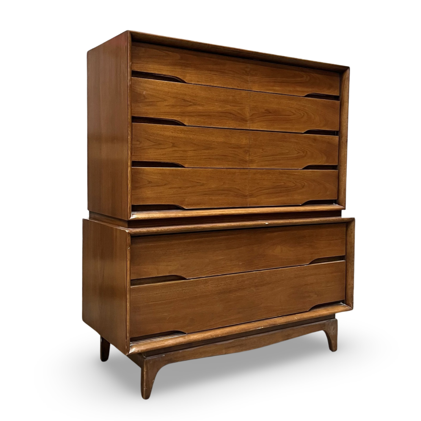 Kent Coffey Forum Vintage Mid Century Modern Highboy Dresser c. 1960s