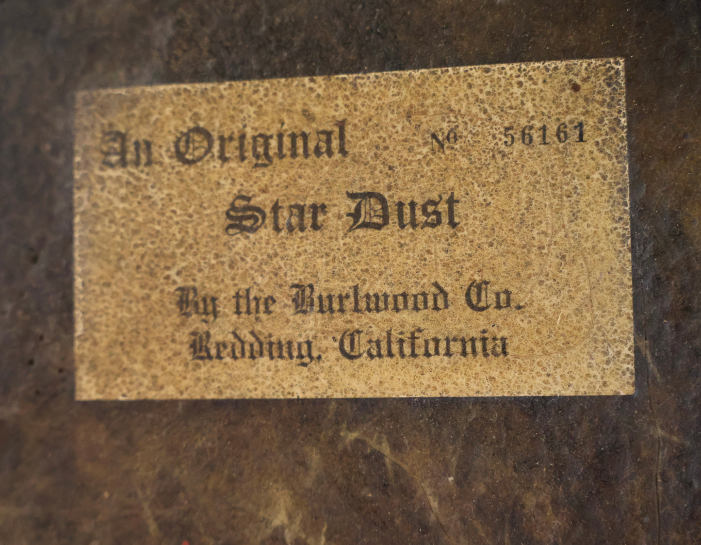 Original Star Dust Redwood Burl Root Vintage Mid Century Modern Free Form Coffee Table c. 1960s
