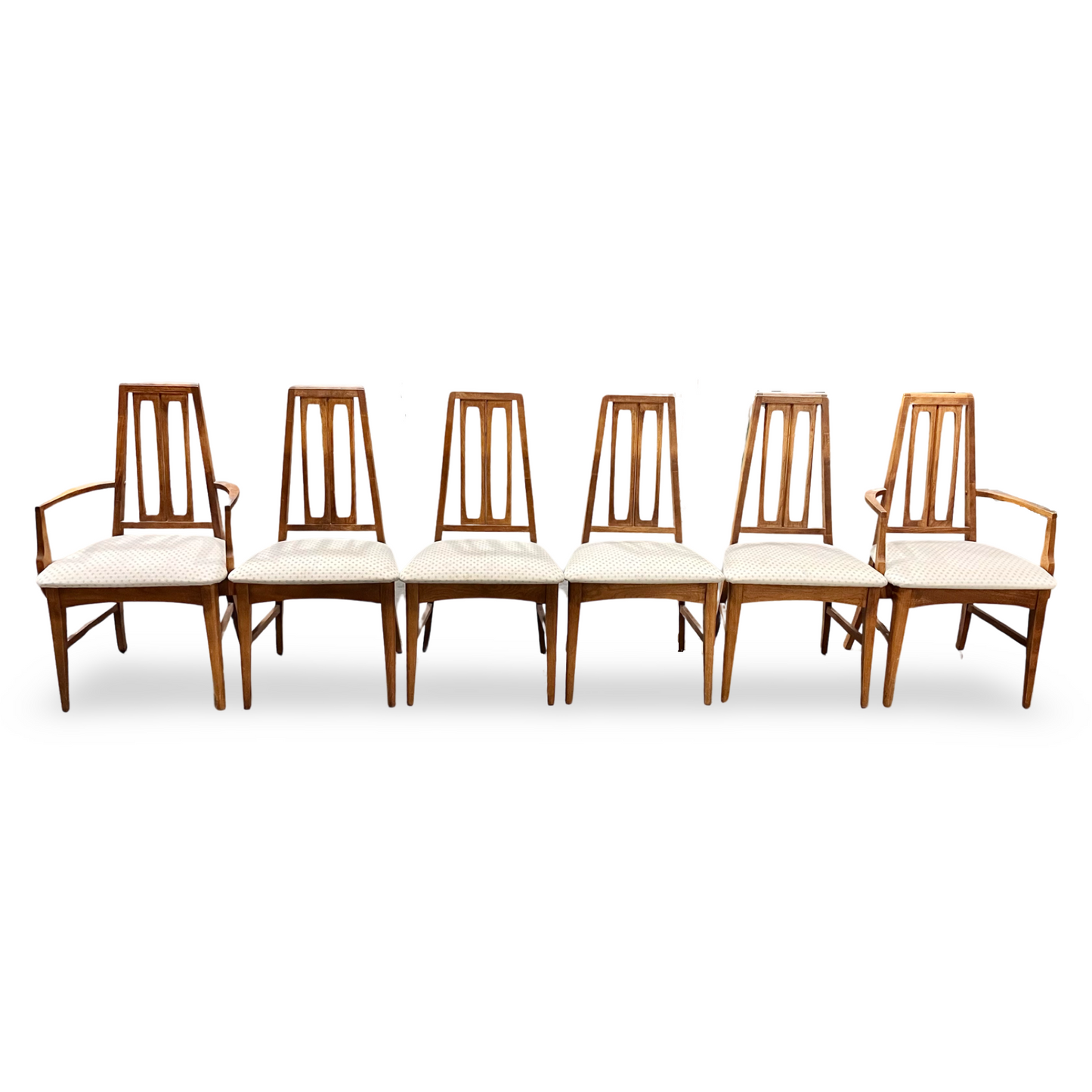 Young Manufacturing Set of 6, 8 or 10 Vintage Mid Century Modern Dining Chairs c. 1960s