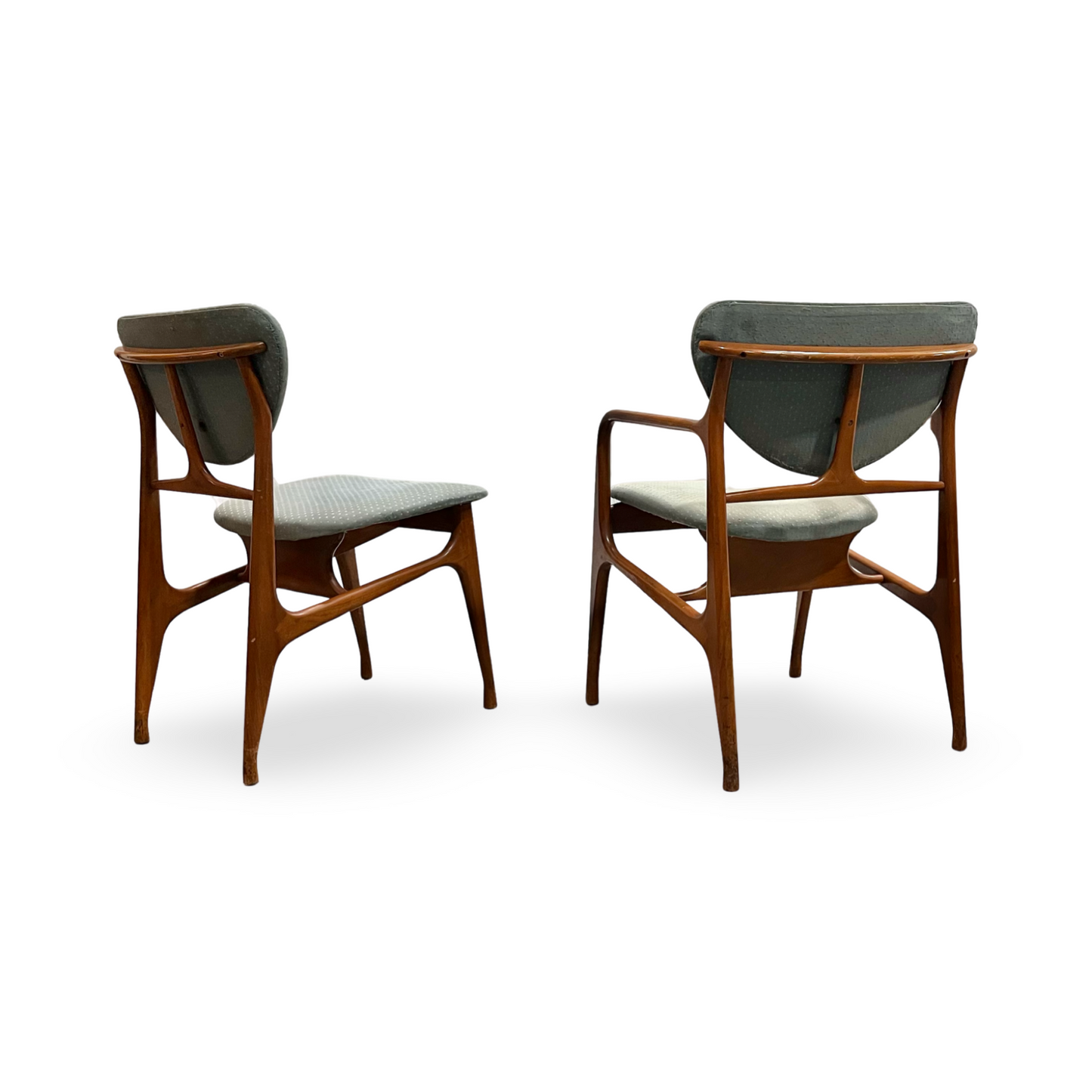 Specialty Woodcraft Vintage Danish Mid Century Modern Set of 6 Dining Chairs c. 1960s