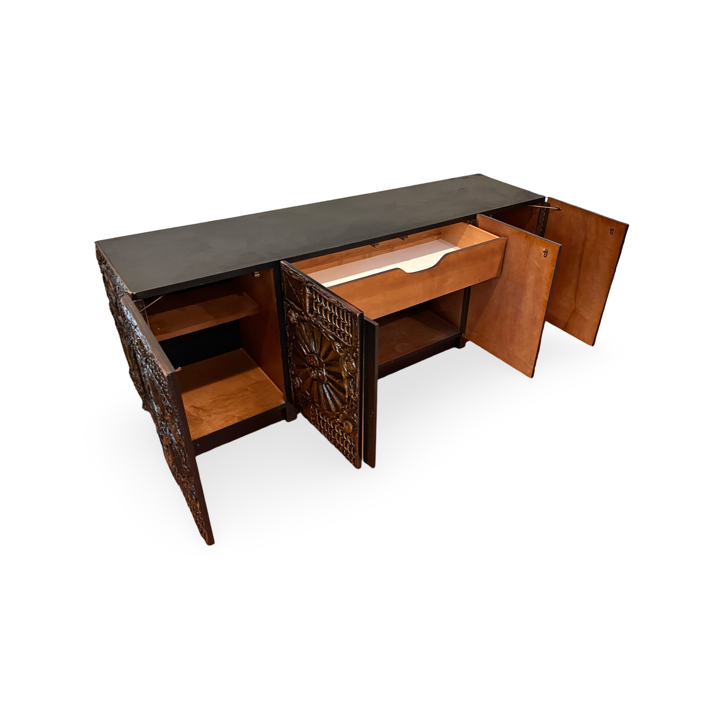 Adrian Pearsall Brutalist credenza for Craft Associates, vintage 1970s