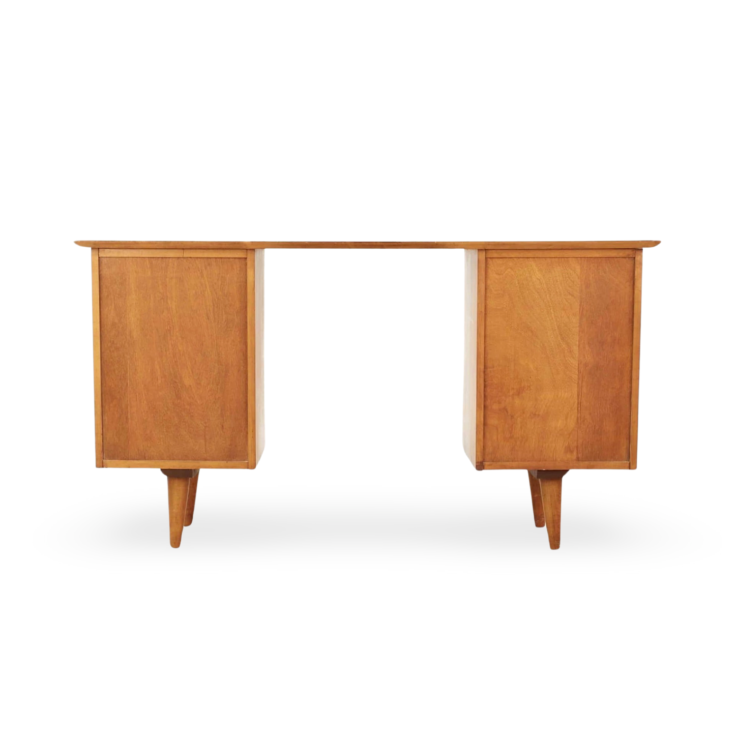 Paul Mccobb Planner Group Model 1561 Vintage Mid Century Modern Double Pedestal Desk c. 1950s